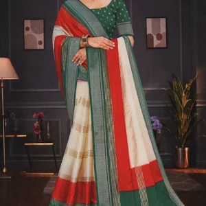 Multicolor Silk Saree