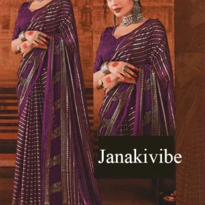 Printed Designer saree